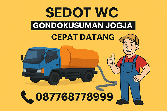 Sedot WC Gondokusuman Jogja – Cepat Datang!